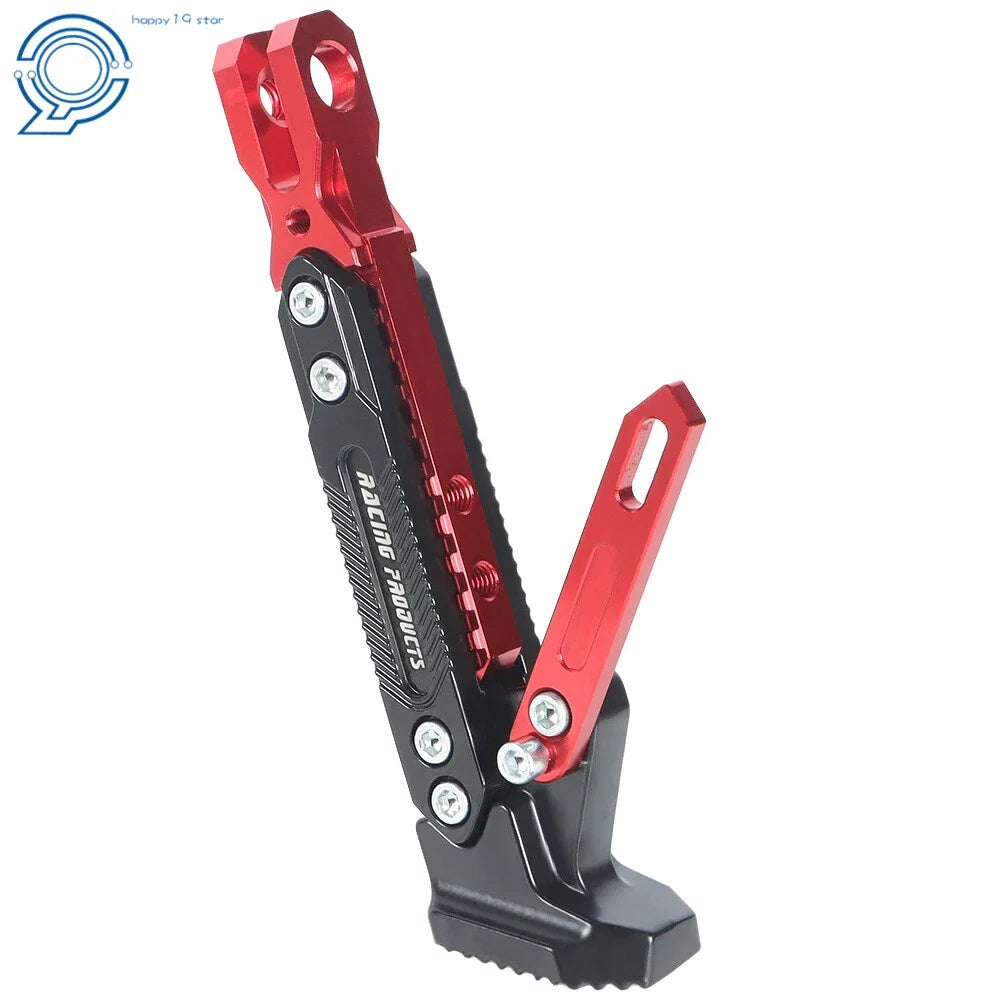 CNC Aluminum Kickstand Foot for Motorcycle (Adjustable)