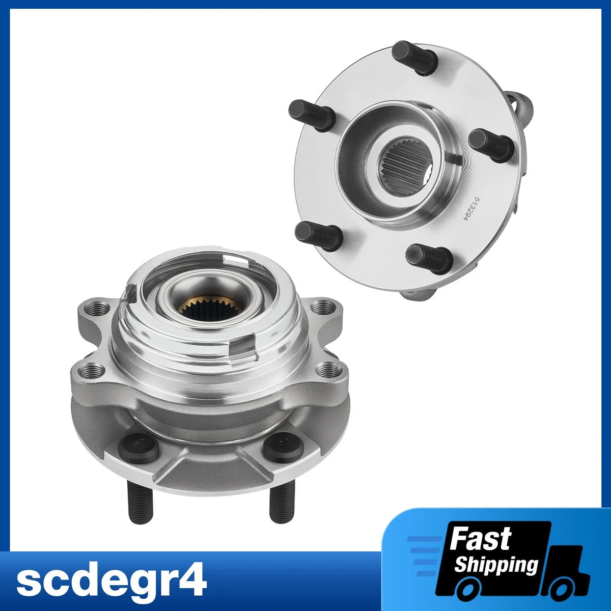 Front Wheel Bearing and Hub for Nissan Altima 2007–2012 (2.5L)