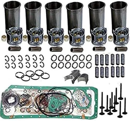 Rebuild Kit + Crankshaft + Eccentric Shaft for Komatsu SAA6D107 (PC200-8)