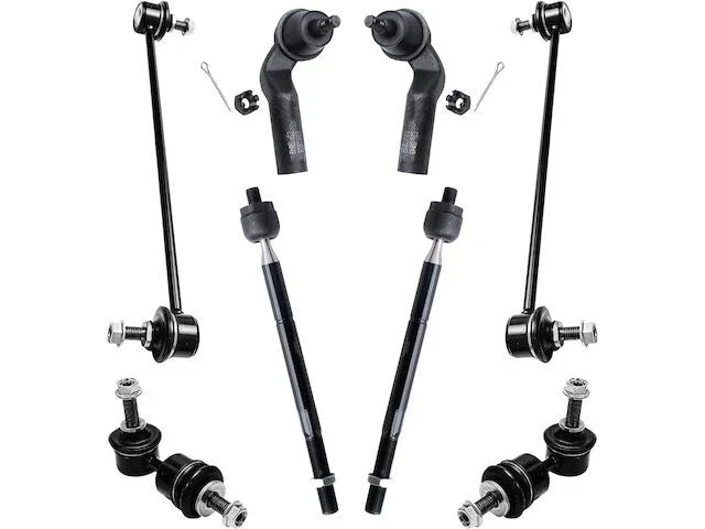 Front and Rear Tie Rod and Sway Bar Link Kit for Mazda 3 (2009) GZ517FY