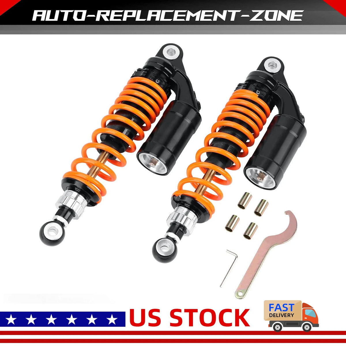 2X 280mm Universal Shock Absorbers for Honda CB Motorcycle