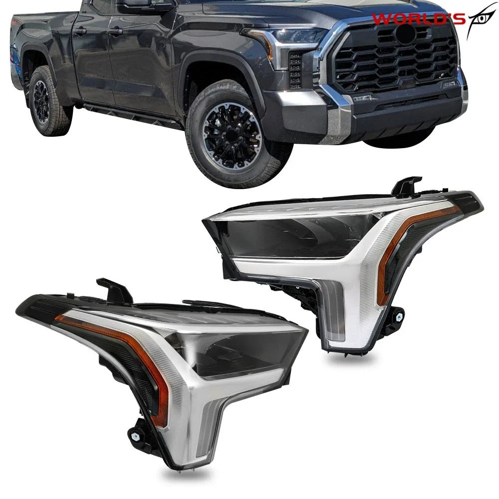 LED Headlights for Toyota Tundra (2022–2023) Black Right + Left