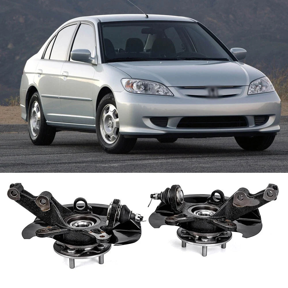 Front Hub Bearing Steering Knuckle for Honda Civic (2003-2005)