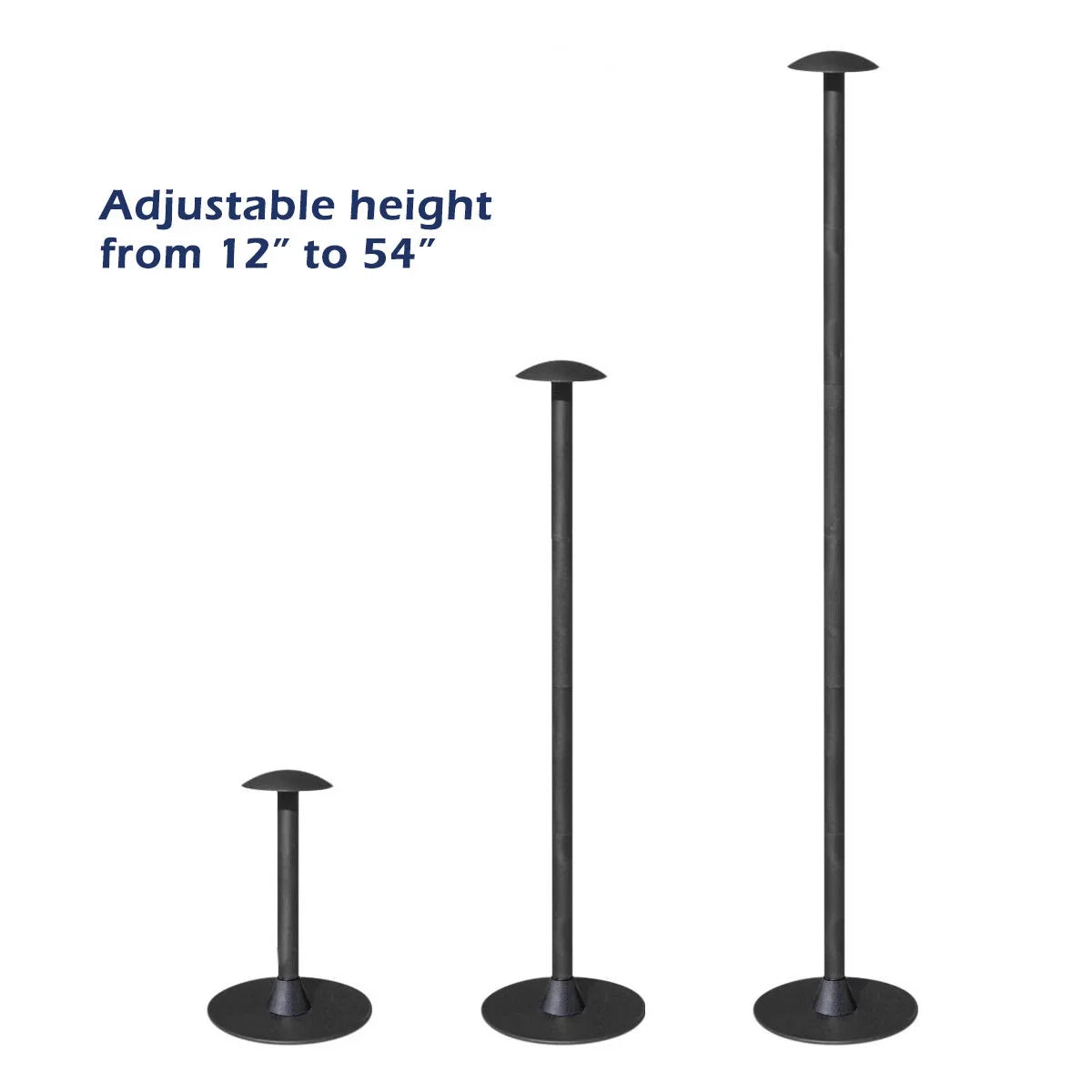 Adjustable Boat Cover Support Pole for (12" to 54")