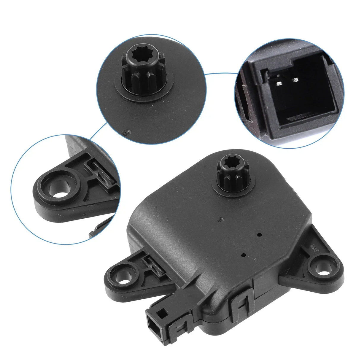2-Pack Air Door Actuators for 2001-2007 Dodge Caravan Replacement