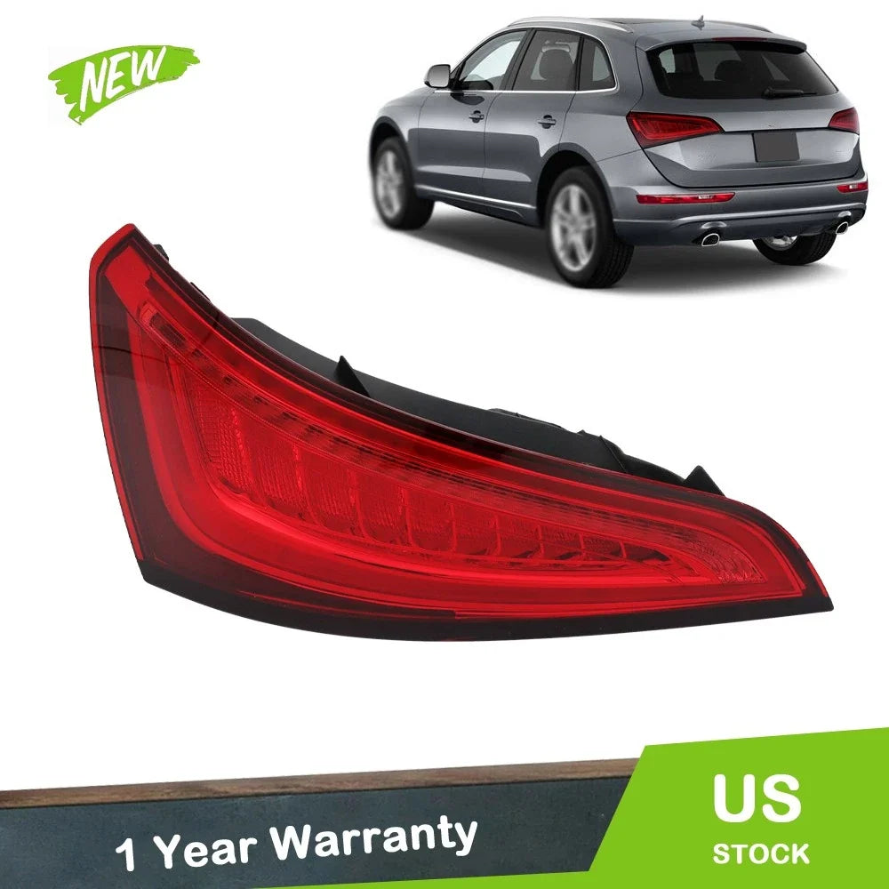 Left Rear Tail Light Assembly with Red Lens LED for Audi Q5 2013-2017