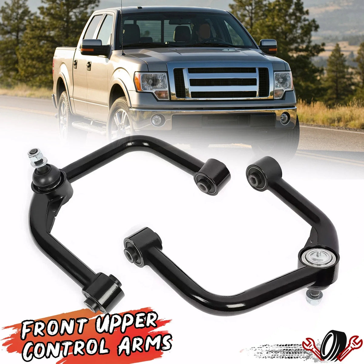 2-4" Lift Front Upper Control Arm Suspension Kit for Ford F150 (2009–2023)
