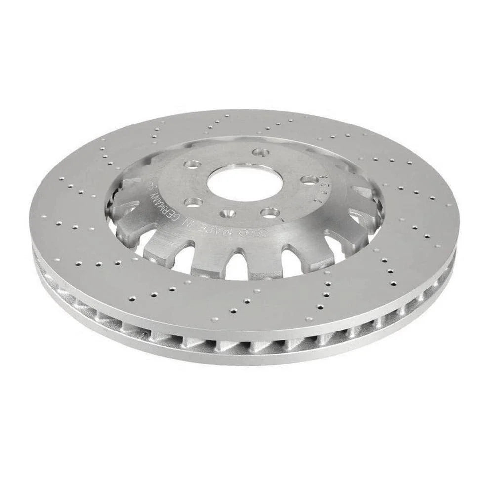 Front Drilled Dimpled 370mm Disc Rotor for Audi TT RS Quattro (2009–2015)