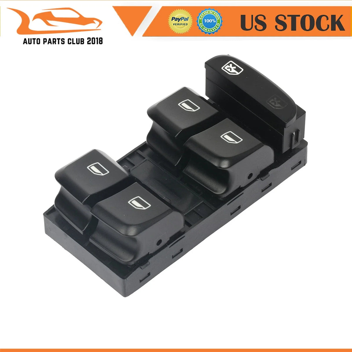 Window Switch for Audi A4 Q5 S4 (2009–2012) Front Left Driver Side