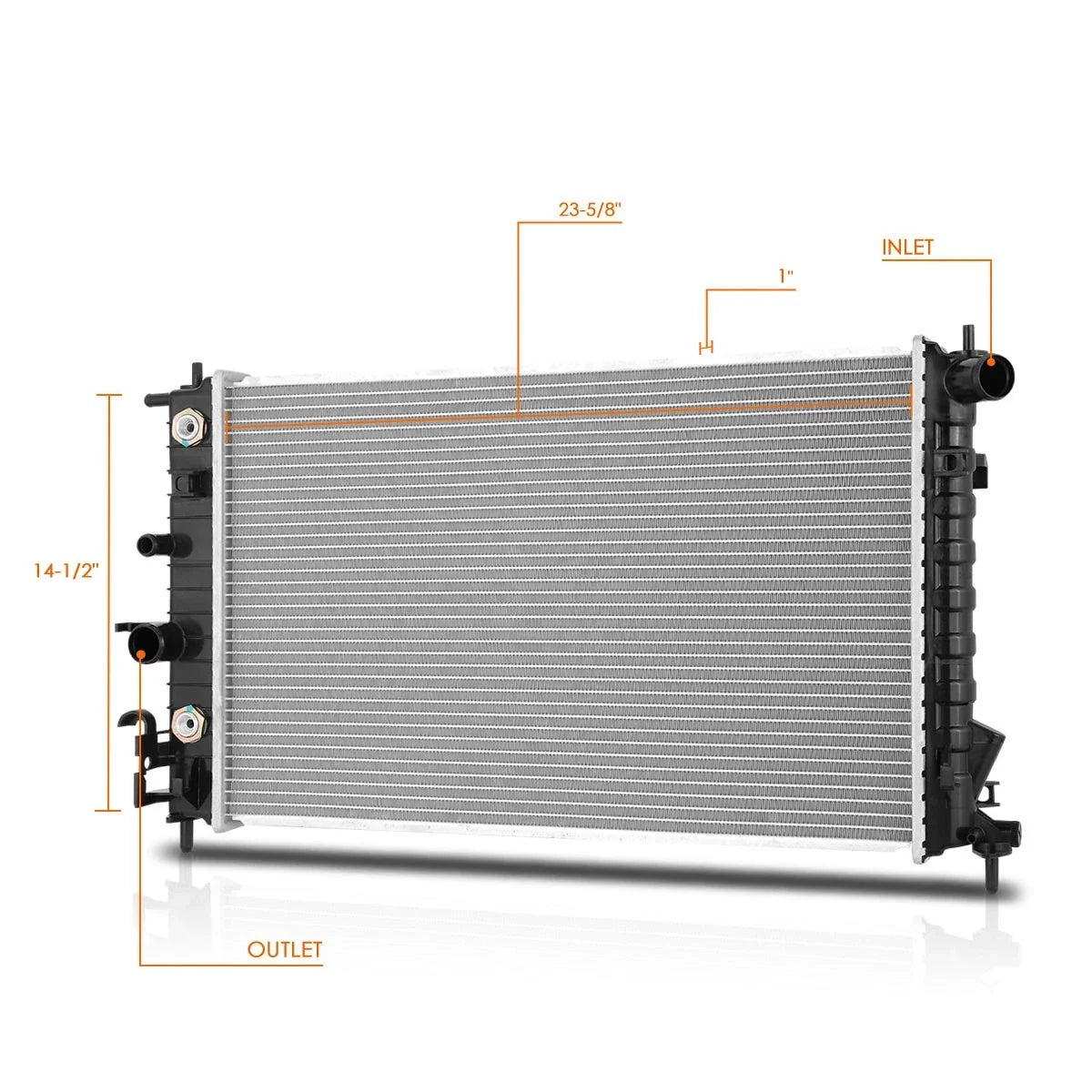 Aluminum Core Radiator DPI-2605 for Saturn L-Series 2.2L (2000–2004)