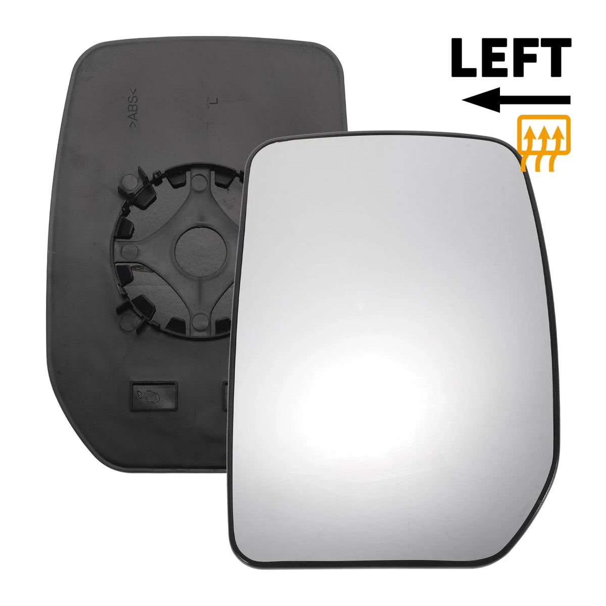 Left Upper White Mirror Glass for Ford Transit MK6 (2000–2006)