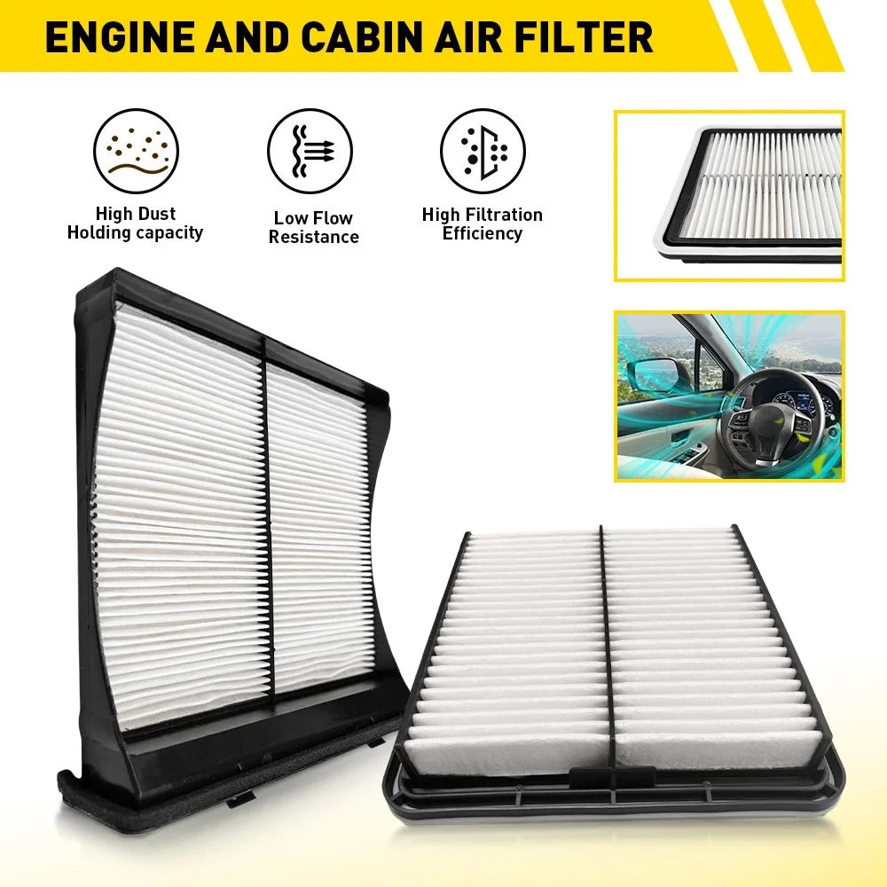 Engine Cabin Air Filter Combo for WRX Impreza Subaru 2009-2018