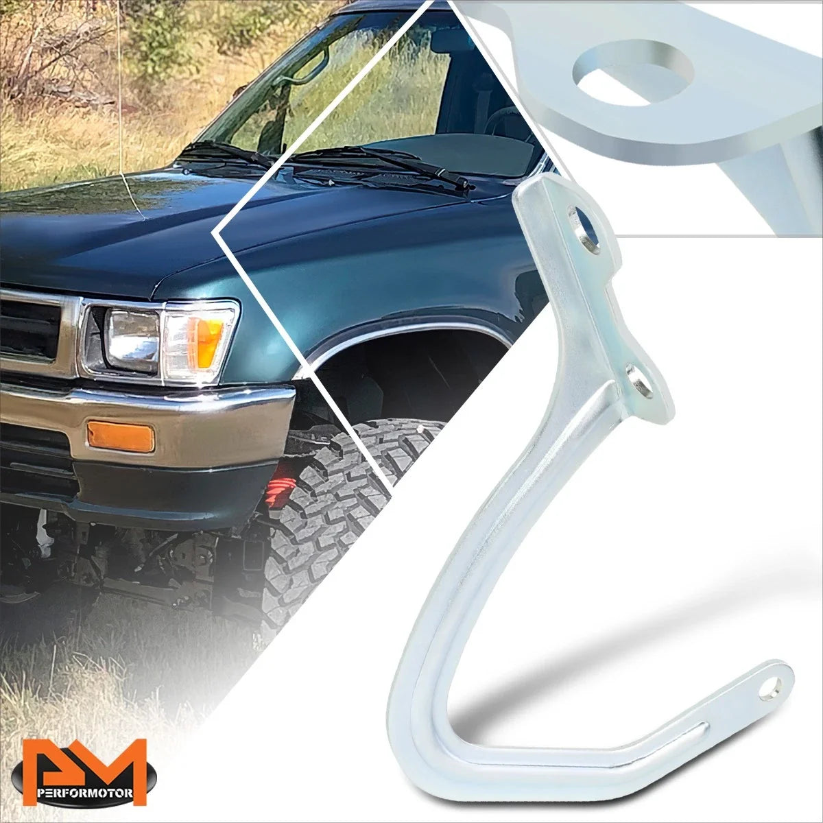 Hood Hinge, Passenger Side for Toyota Pickup/4Runner (1989-1995)