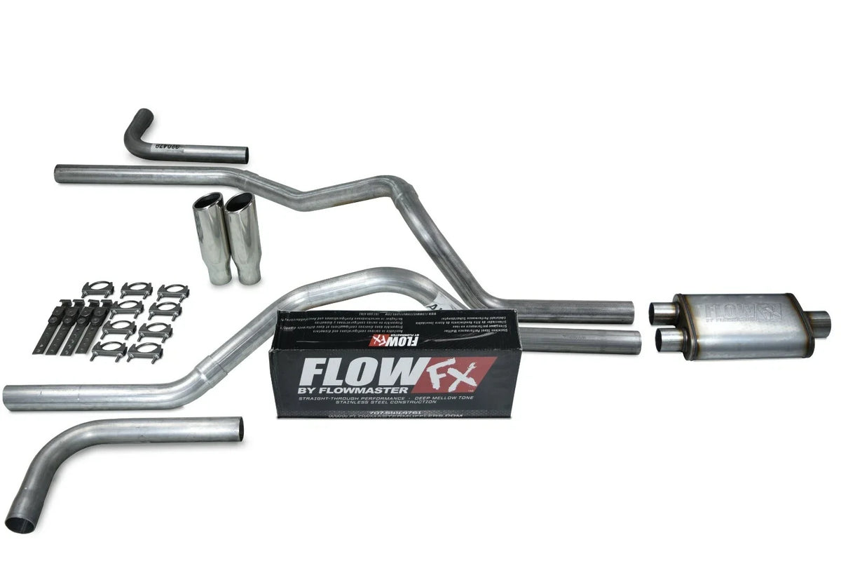 Dual Exhaust Kit 2.5" Flowmaster Flow FX for Chevy GMC 1500 (1999-2006)