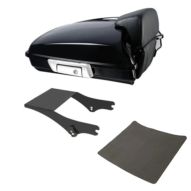 Razor Trunk Luggage Backrest Pad Mounting Rack for Harley Touring (1997–2008)