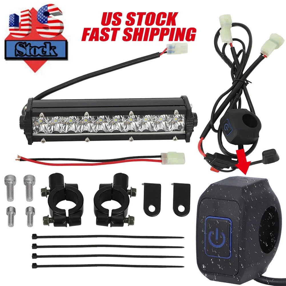 LED Headlight Switch Kit for CRF110 KLX110 (Plug and Play)