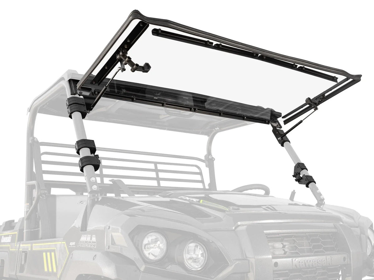 Flip Windshield, Scratch Resistant for Kawasaki Mule Pro FXR 2018-2023