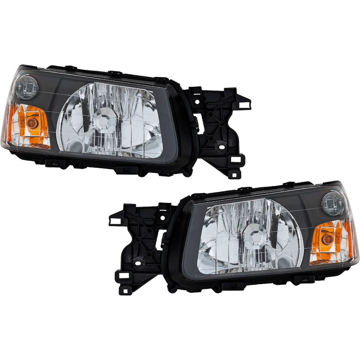 Headlight Set of 2 for Subaru Forester (2003–2004) with Bulb