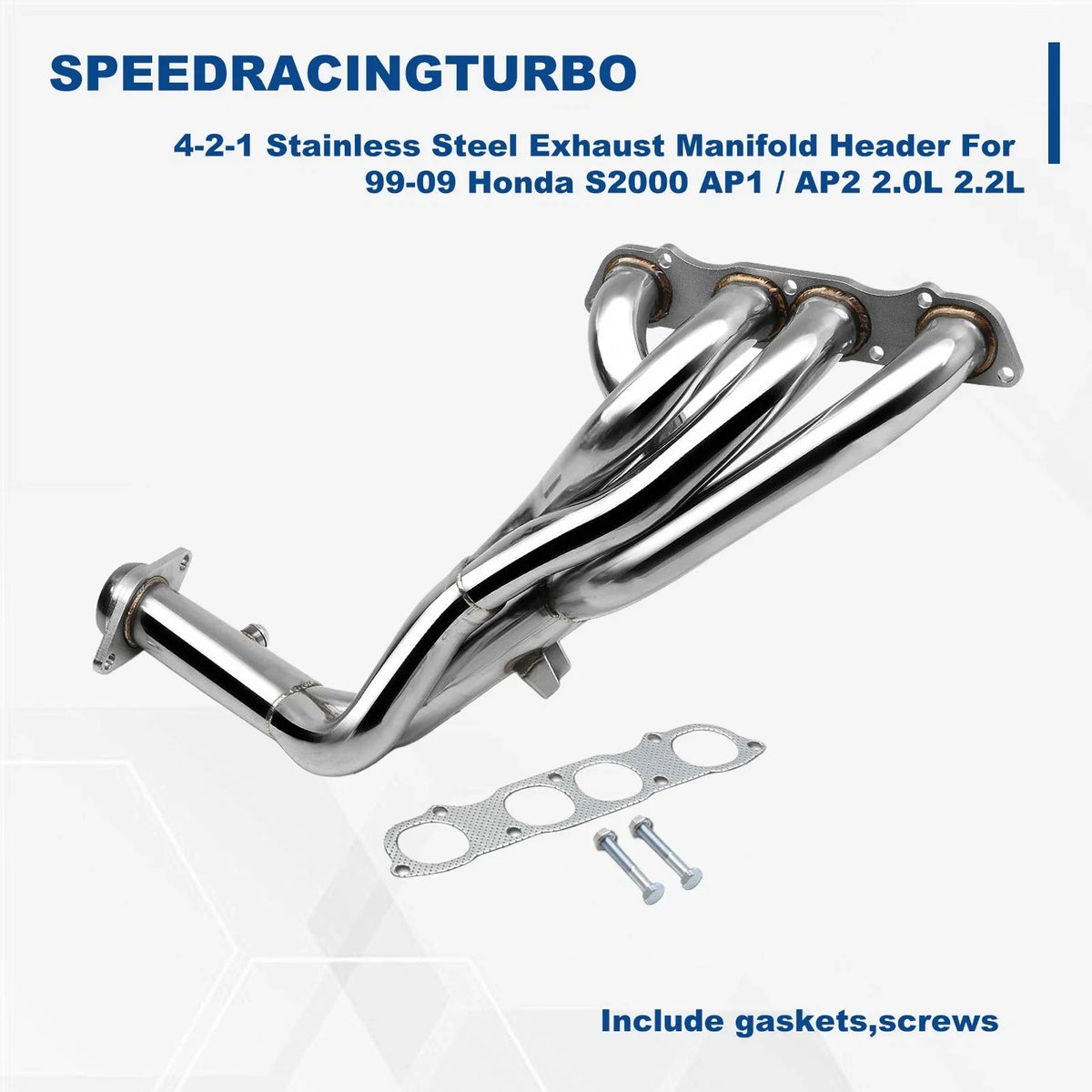Exhaust Header Manifold 4-2-1 for Honda S2000 (2000-2009)
