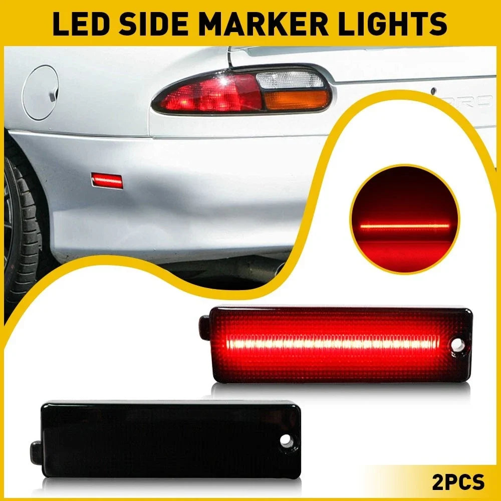 2X LED Marker Lights for Side Rear Bumper - Ford Mustang 2015-2022