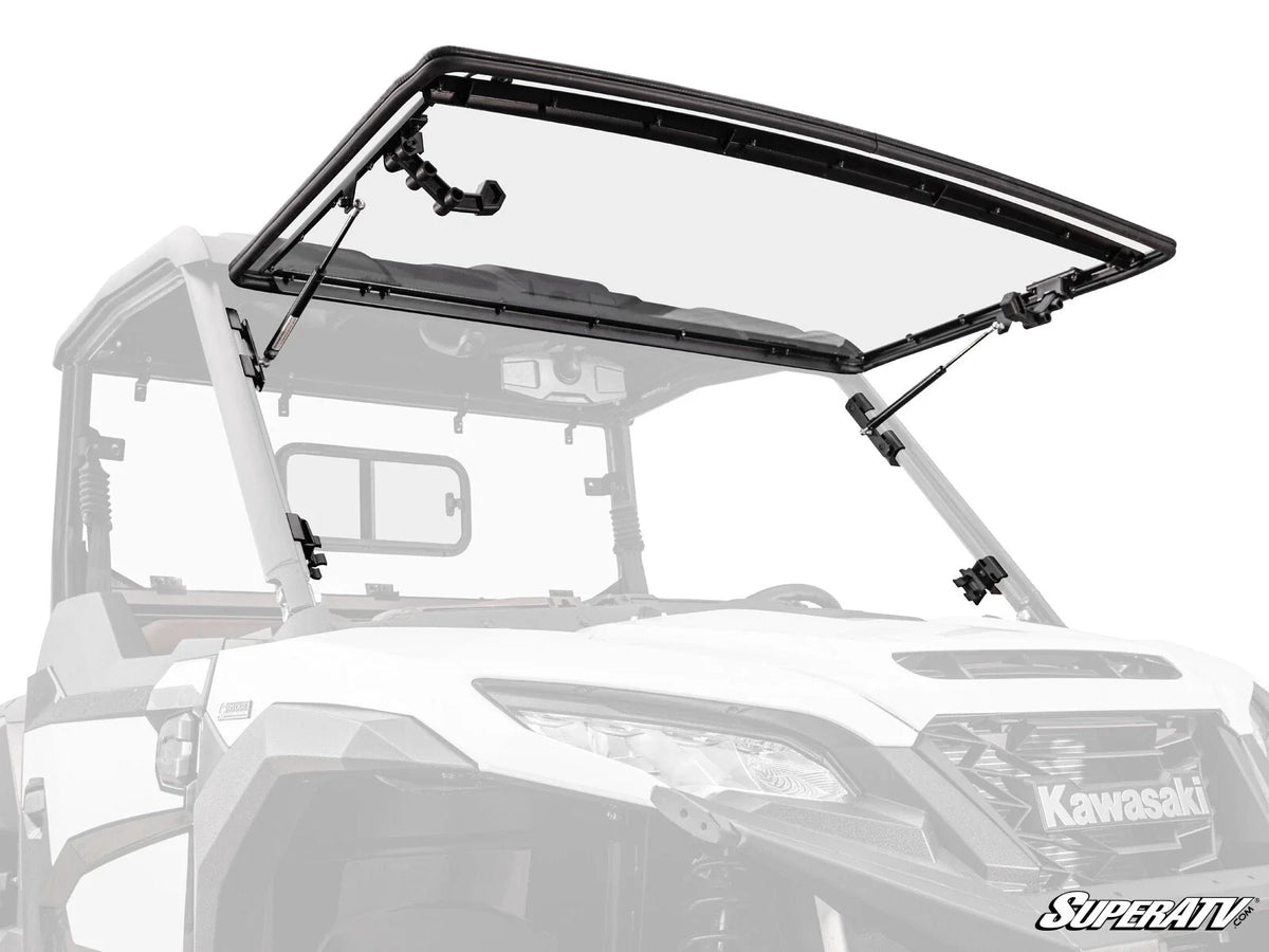 Scratch-Resistant Windshield Flip for Kawasaki Ridge