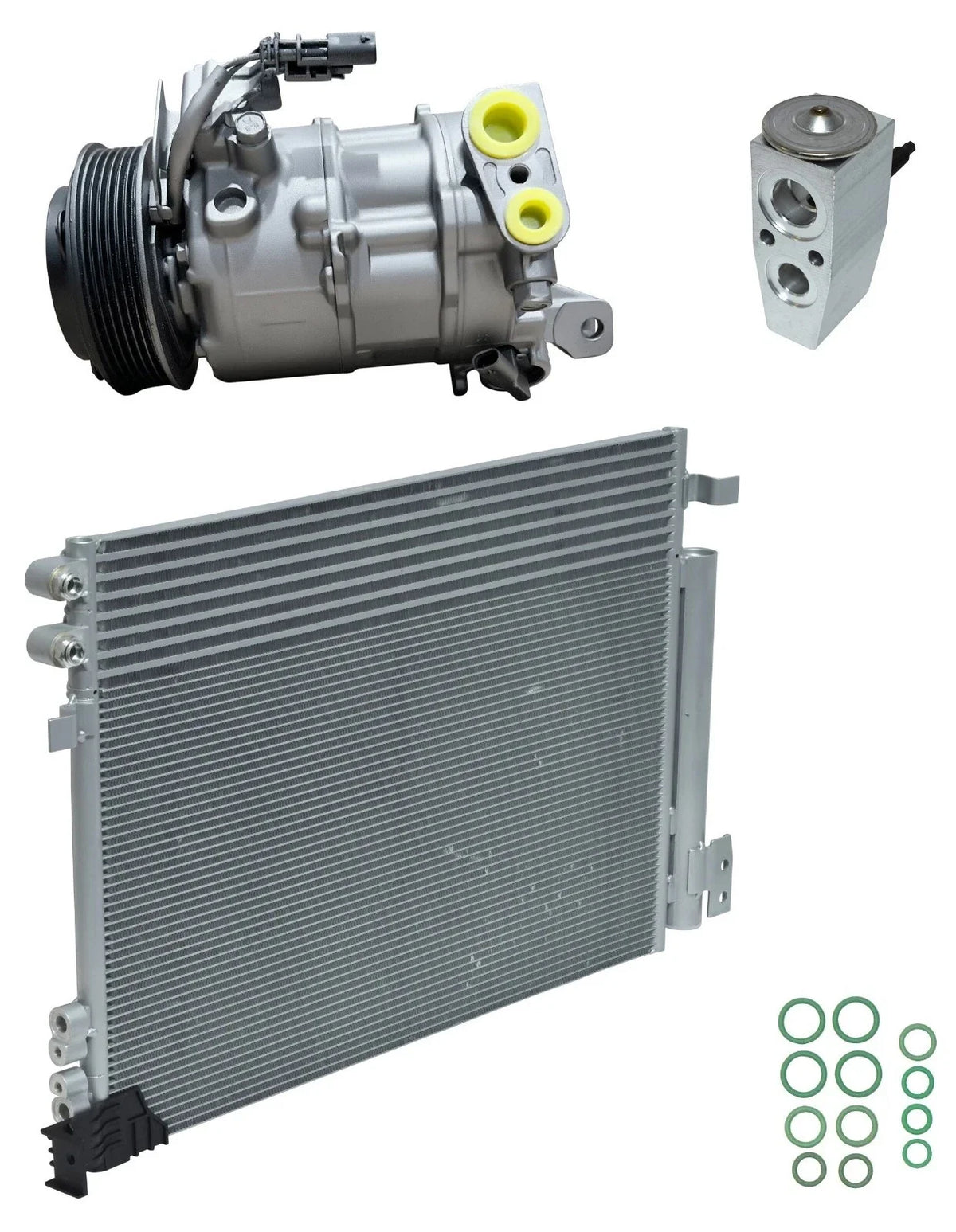 AC Compressor Kit With Condenser for Cadillac CTS 3.6L (2014–2015)