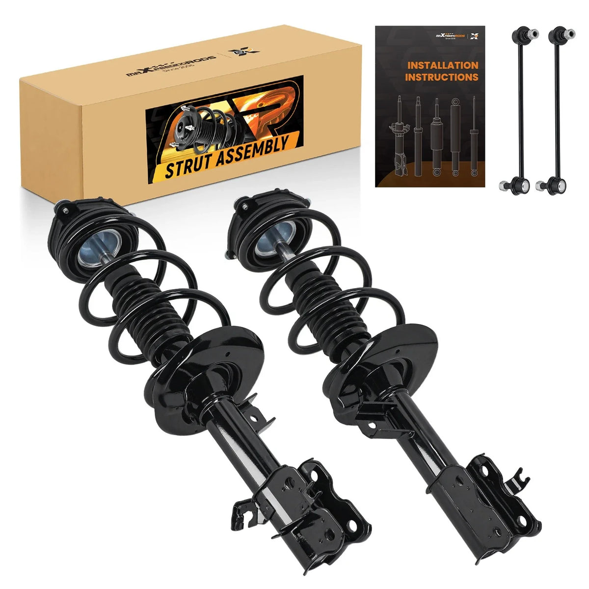 Sway Bar & Front Strut Spring Kit for Nissan Rogue AWD 2012-2013