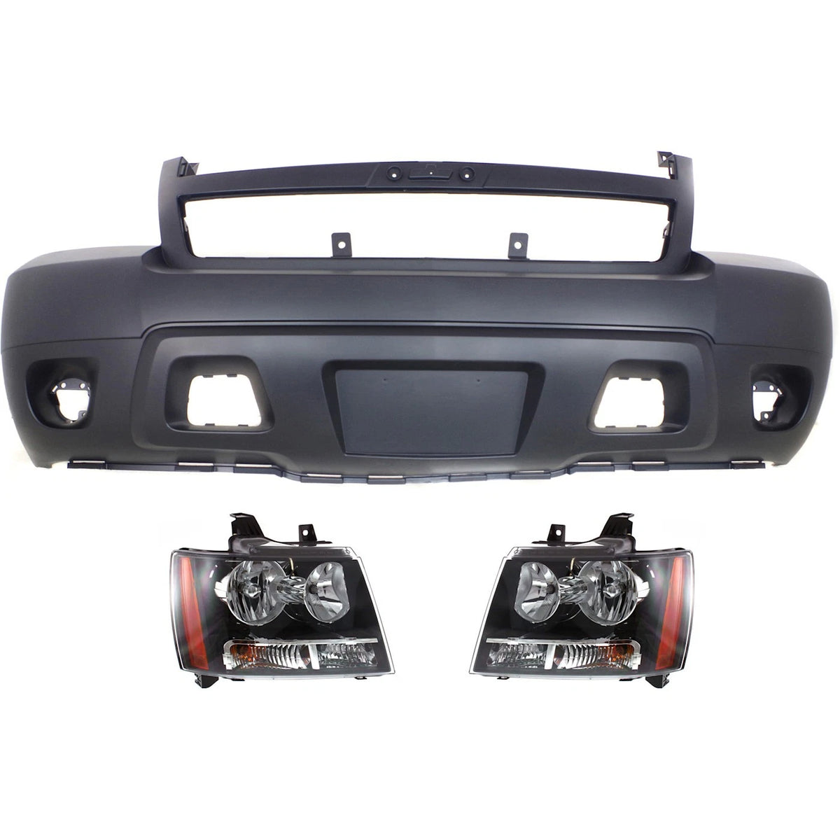 Headlight Set for Chevy Suburban, Tahoe (Driver & Passenger Side)