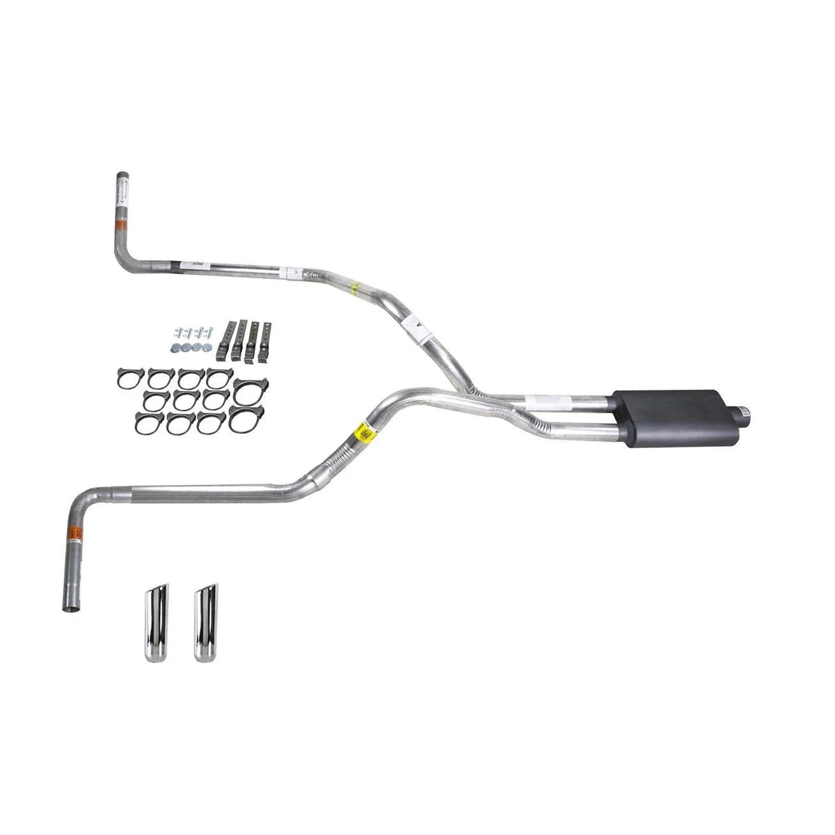 Dual Exhaust Pipe for S10/S15 (1995–2001) Flowsound Muffler RW Tip Side Exit