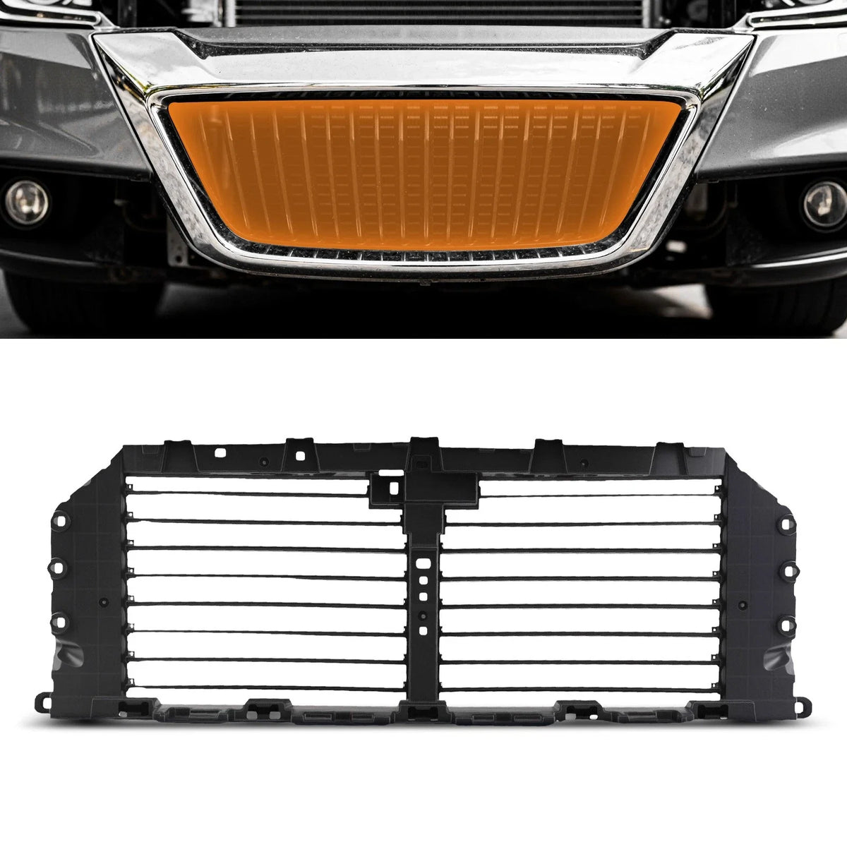 Active Control Shutter Assembly Black ML3Z8475A for Ford F-150 2021-2023