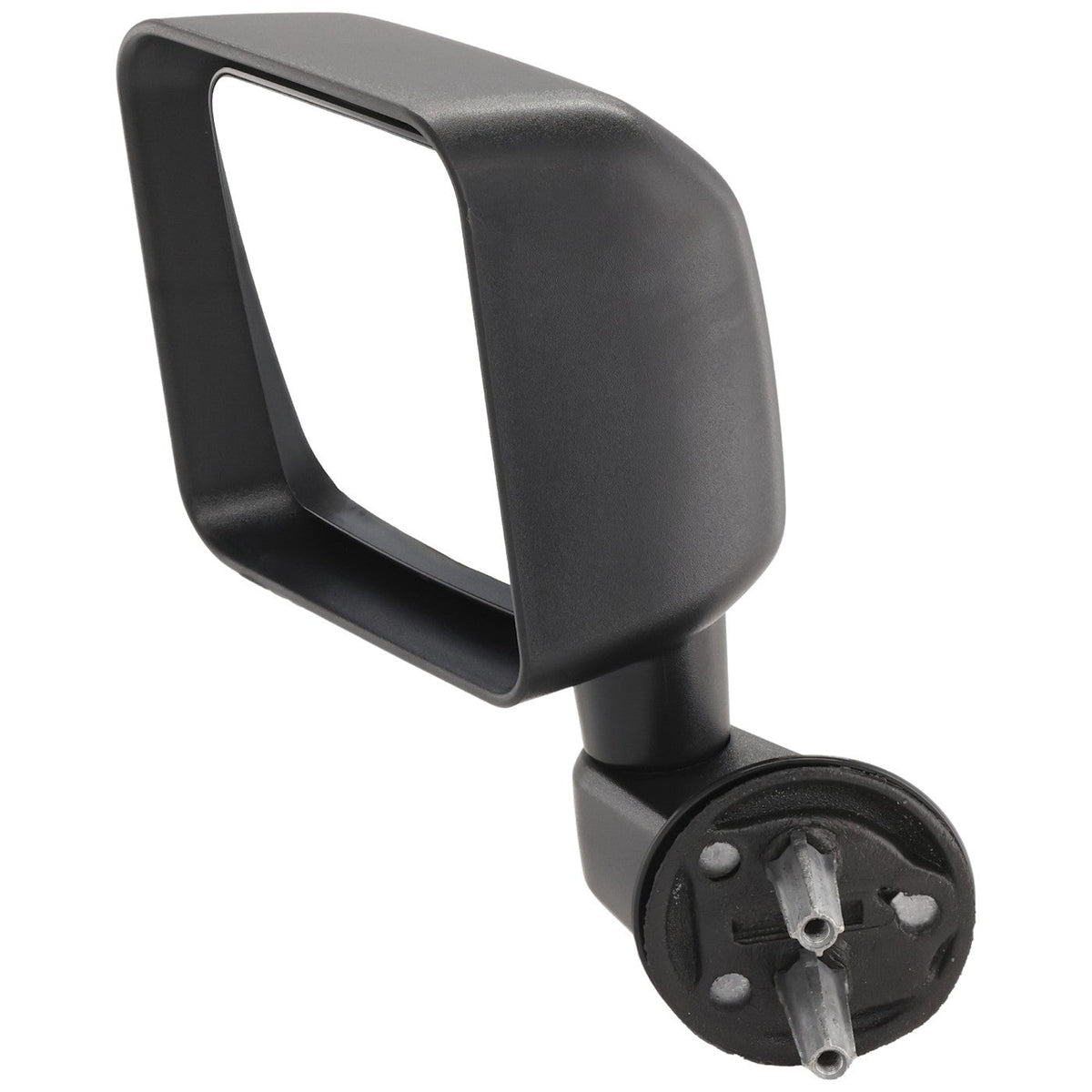 Left Manual Folding Mirror - Textured Black for 2007-2010 Jeep Wrangler
