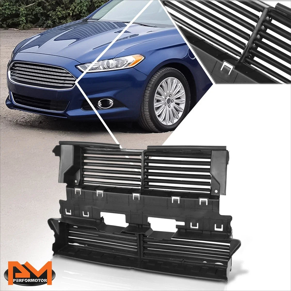 2013-2016 Ford Fusion Active Radiator Shutter Assembly