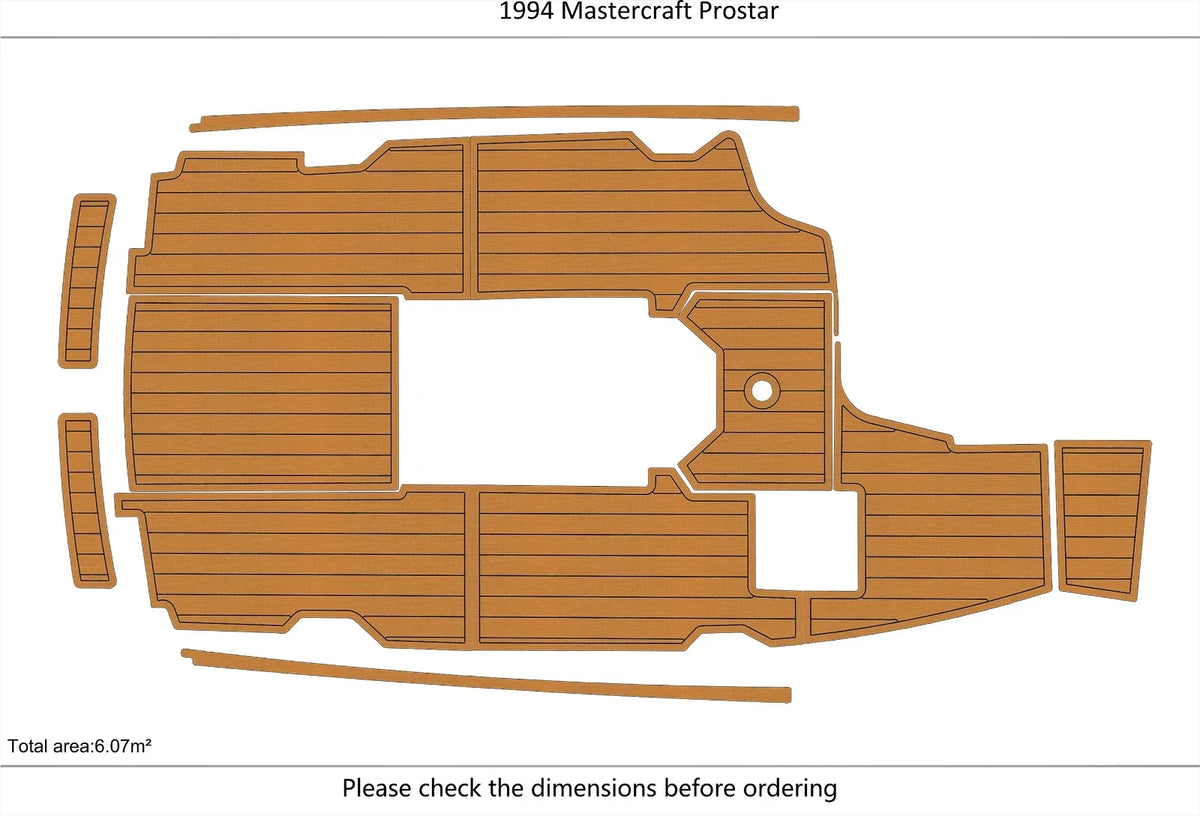 EVA Foam Teak Deck Flooring for Mastercraft Prostar (1994)