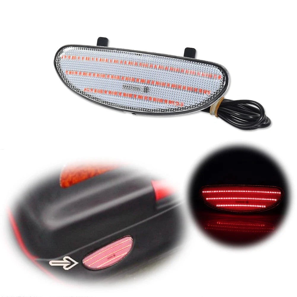 Inner Door Courtesy Light Clear Lens Red LED for Chevrolet Corvette C5 (1997–2004)