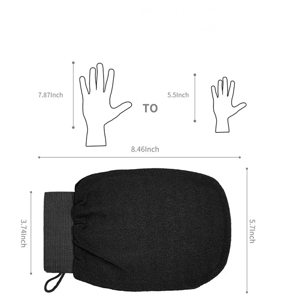 Spa Massage Exfoliating Body Scrub Gloves for Bath Shower