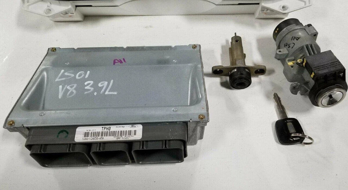 Ignition Key Cluster Kit for Lincoln LS (2001) 1W4A-12A650-AMA