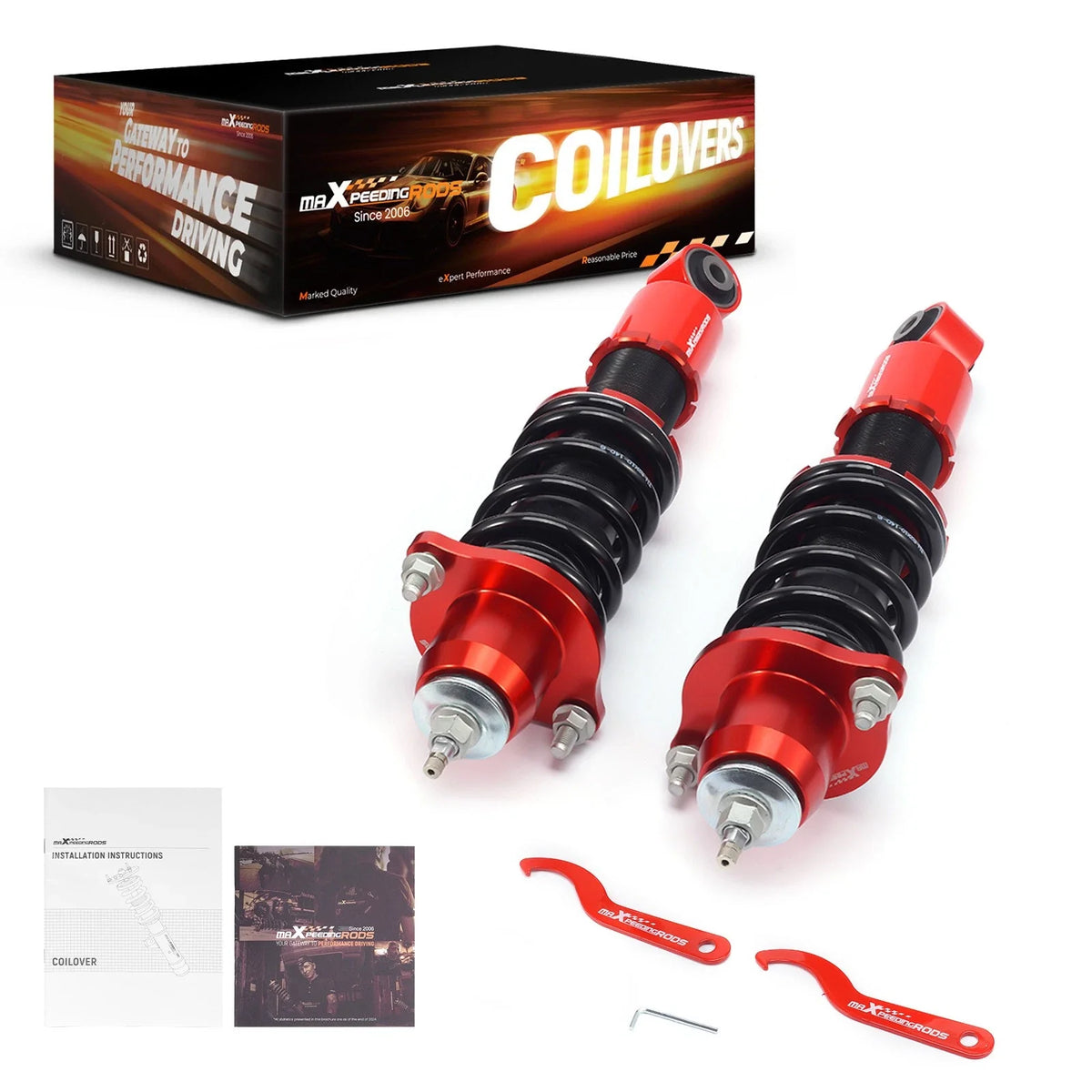 Damping Coilover Suspension Kit 24 Step for Honda Civic/Si (2001-2005)