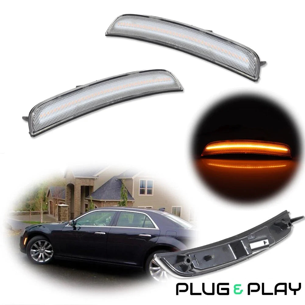 LED Front Side Marker Lights for Chrysler 300 (2015–Present)
