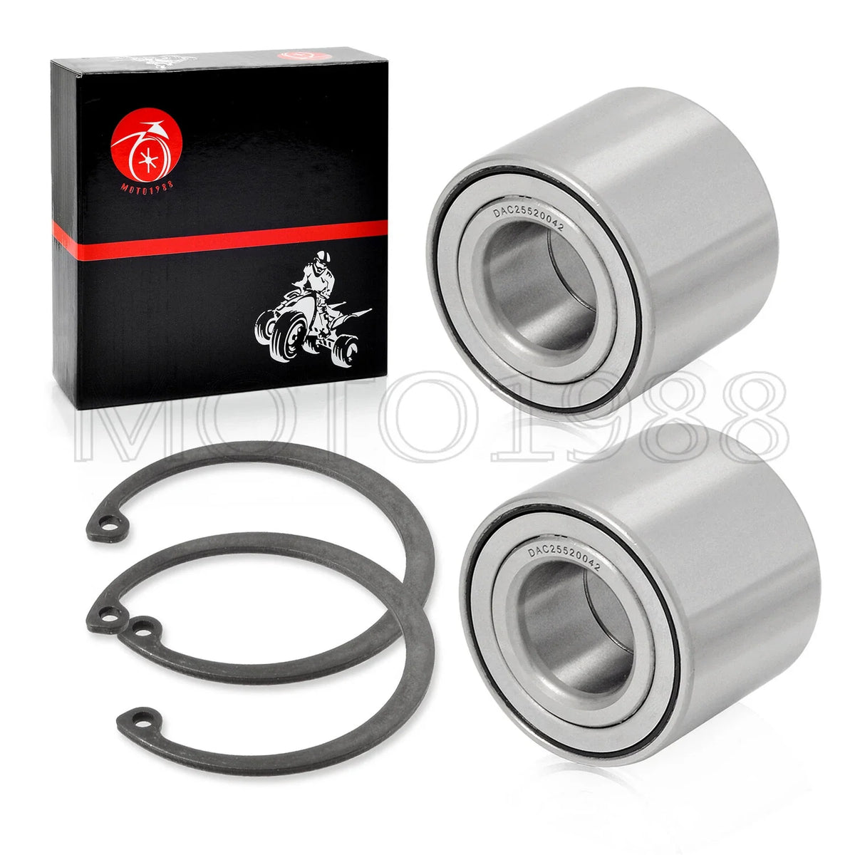 Rear Brake Hub Bearing Set of 2 for Kawasaki Brute Force 650 750