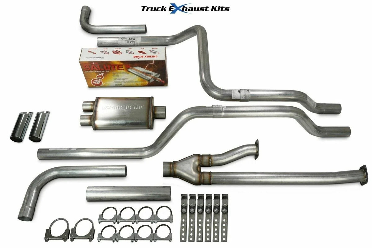 Dual Exhaust Kit 2.5" with Chrome Tip for 2014–2021 Tundra