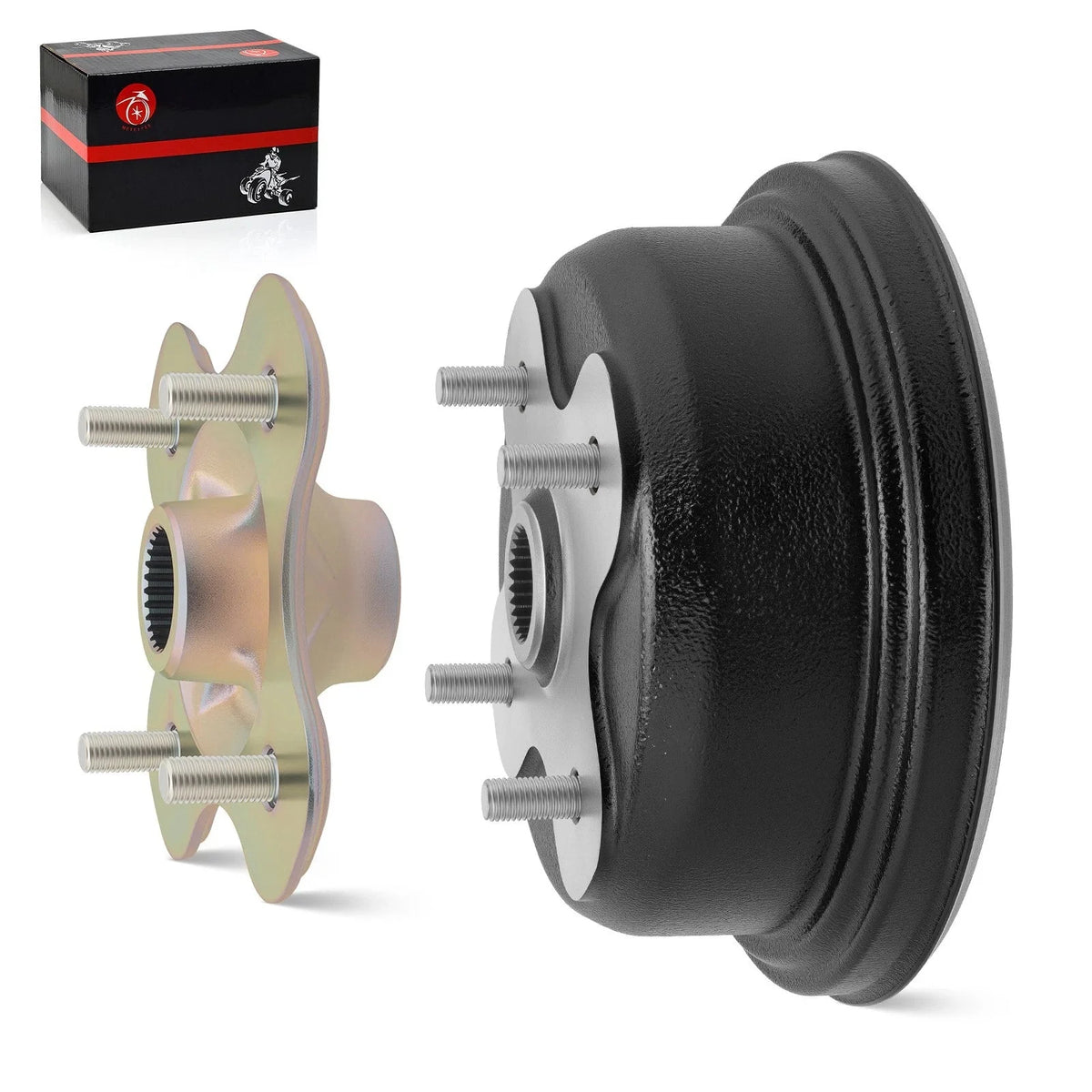 Brake Drum & Hub Rear for Yamaha Big Bear 350 (1996-1999)