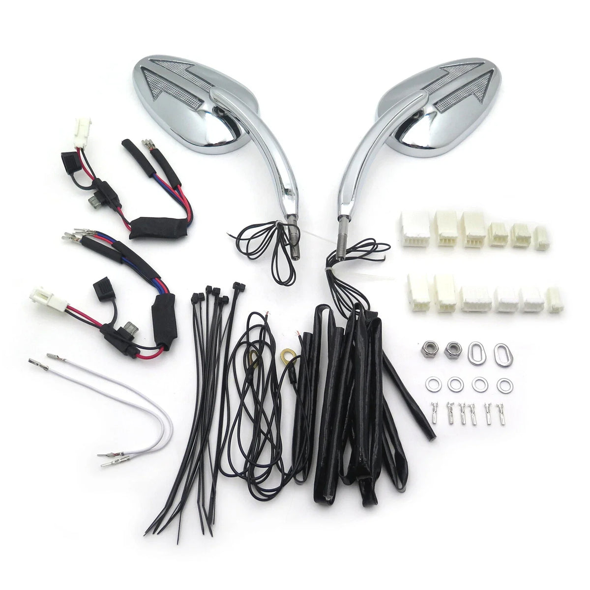 LED Turn Signals Mirror with Integrated Arrow for Harley CVO Limited 2015-2021