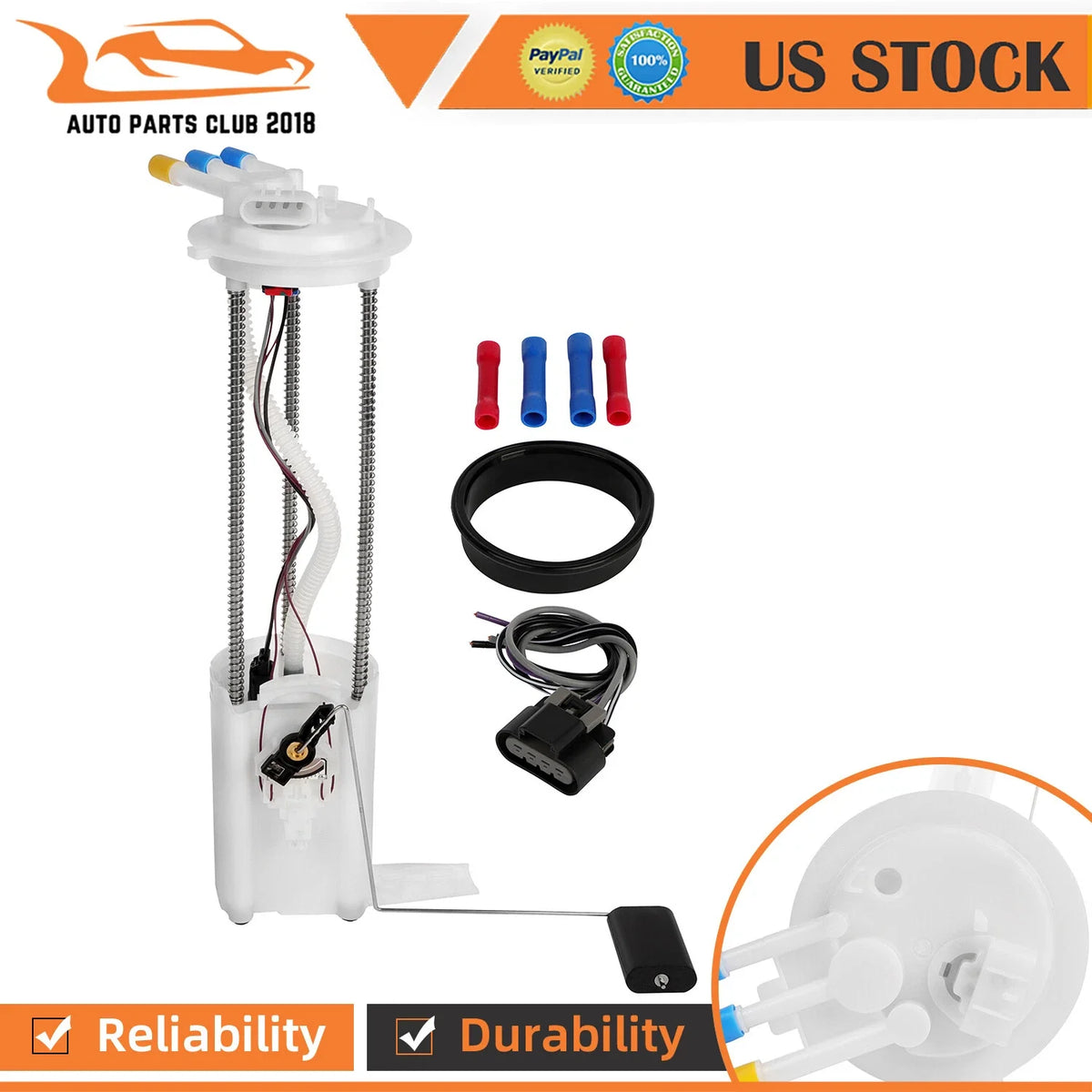 Fuel Pump for 1999-2003 4.3L 4.8L 5.3L GMC Sierra 1500 Chevy Silverado 1500