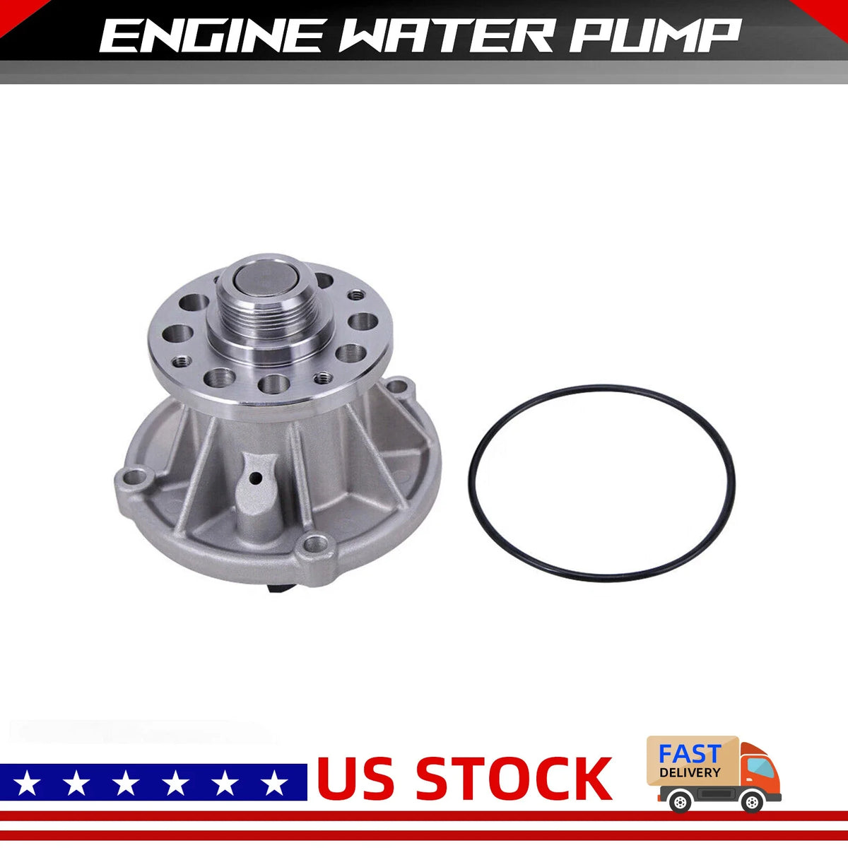 Water Pump 4C3Z8501AC for 6.0L Powerstroke Diesel Ford (2004-2010)