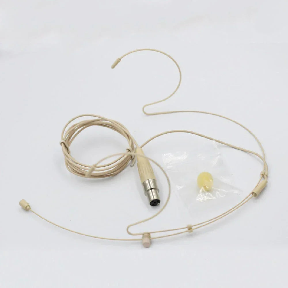 Headset Microphone for Shure Bodypack Transmitter TA4F 4Pin