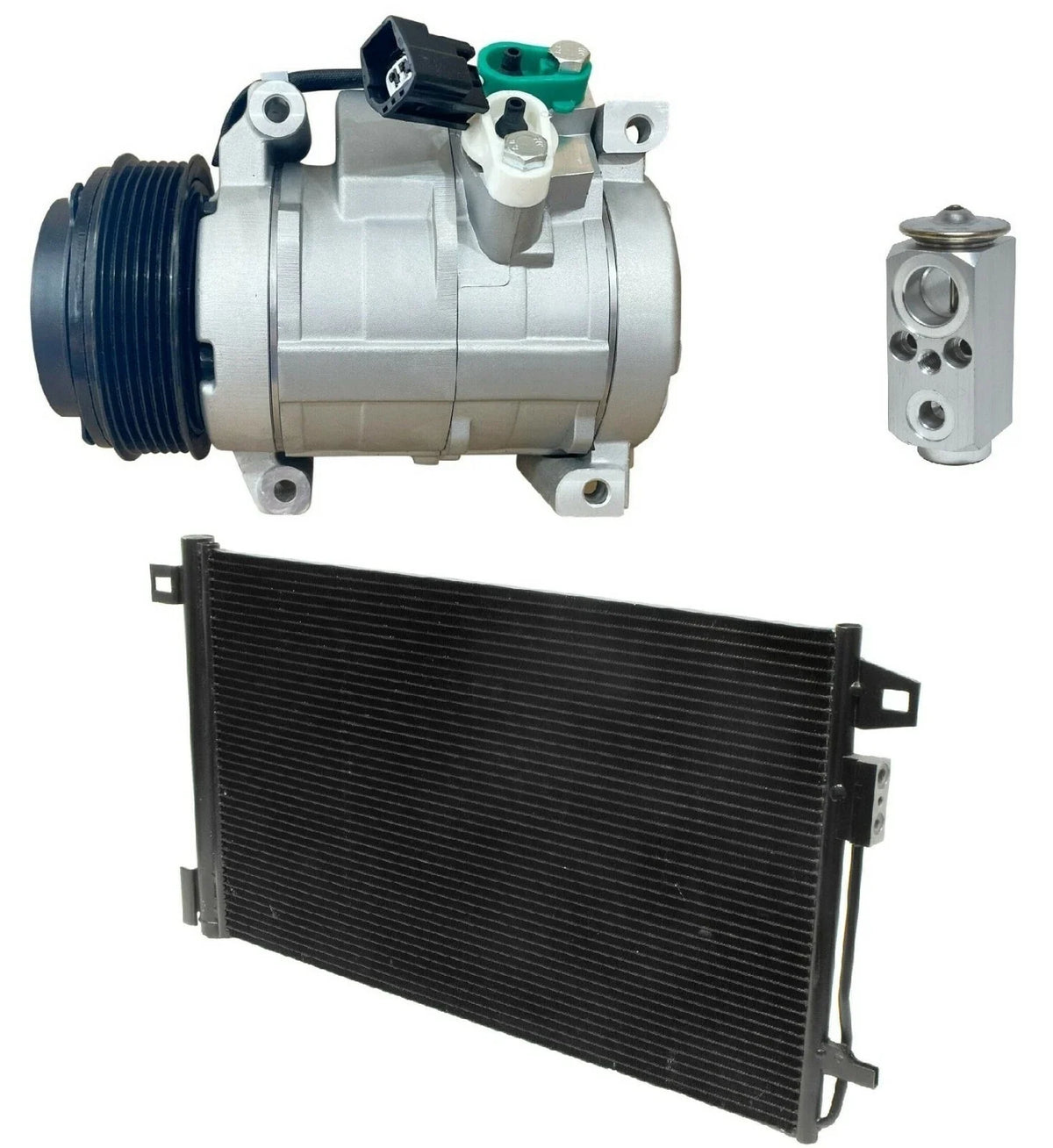 AC Compressor Kit with Condenser for Saturn Outlook 3.6L (2010–2010)