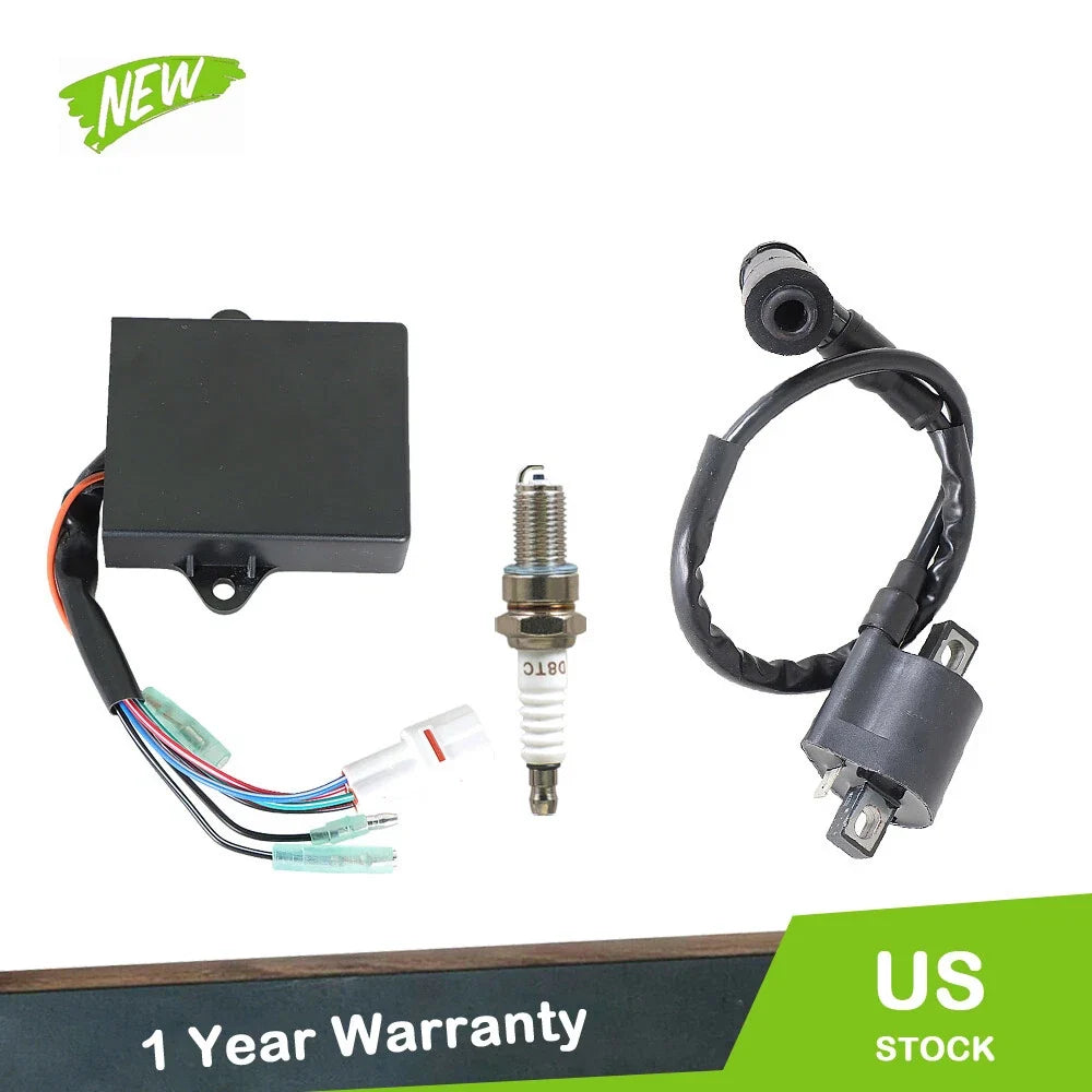 Ignition Coil & Spark Plug for Yamaha Badger 80 (1980–1989)