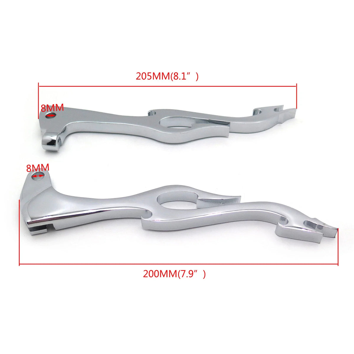 Brake Clutch Levers in Chrome for Yamaha Virago 250 (1995–2007)