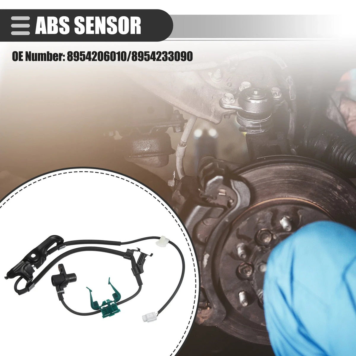 Front Right ABS Wheel Speed Sensor for Toyota Avalon (NO. 8954206010/8954233090)