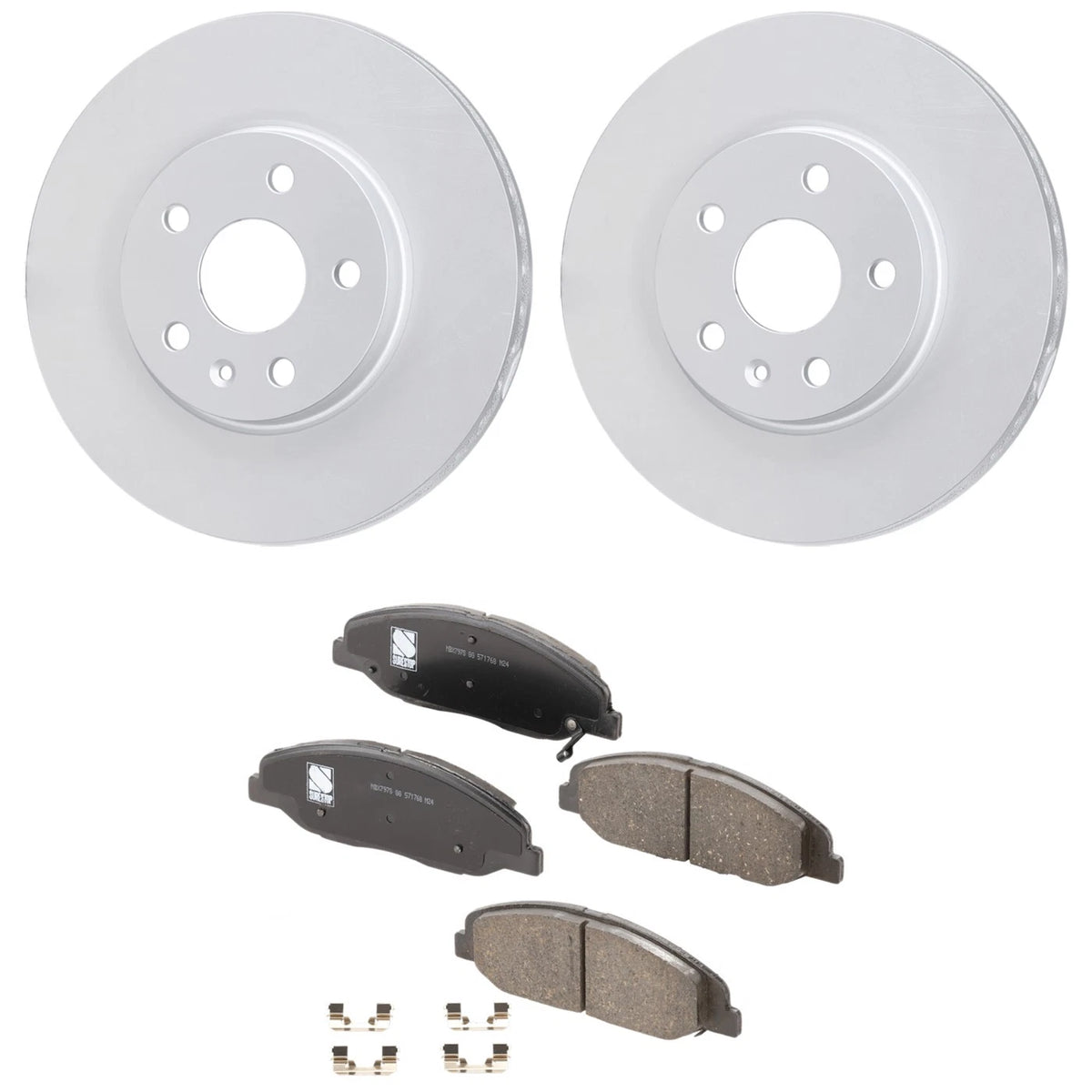 Front Brake Disc Rotors and Pads Kit for Cadillac CTS (2008–2014)